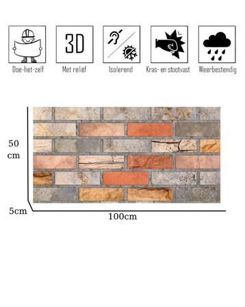 3D EPS Gevelpanelen–Isolerend en decoratief-Direct leverbaar beschikbaar voor biedingen