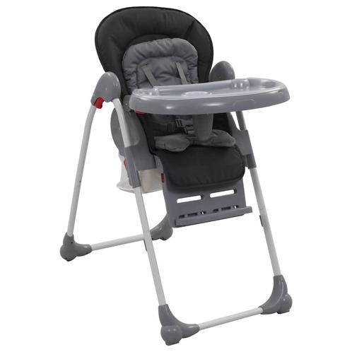 vidaXL Kinderstoel hoog grijs, Kinderen en Baby's, Kinderkamer | Overige Meubels, Nieuw, Verzenden