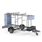 Steigeraanhanger Euroscaffold 305cm x 1350kg Afsluitbaar, Ophalen of Verzenden, Nieuw