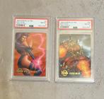 1996 Marvel Ultra - Fleer Skybox - #9 Psylocke, #90 Iron Man, Nieuw