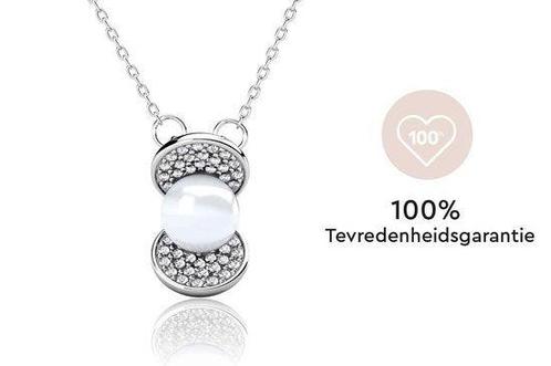 Tweedekans | Yolora Dames ketting met Hanger - Parel en 52, Sieraden, Tassen en Uiterlijk, Kettingen, Zo goed als nieuw, Ophalen of Verzenden