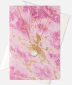 Orelia giftcard HAPPY BIRTHDAY, goudkleurige ketting, Nieuw, Verzenden