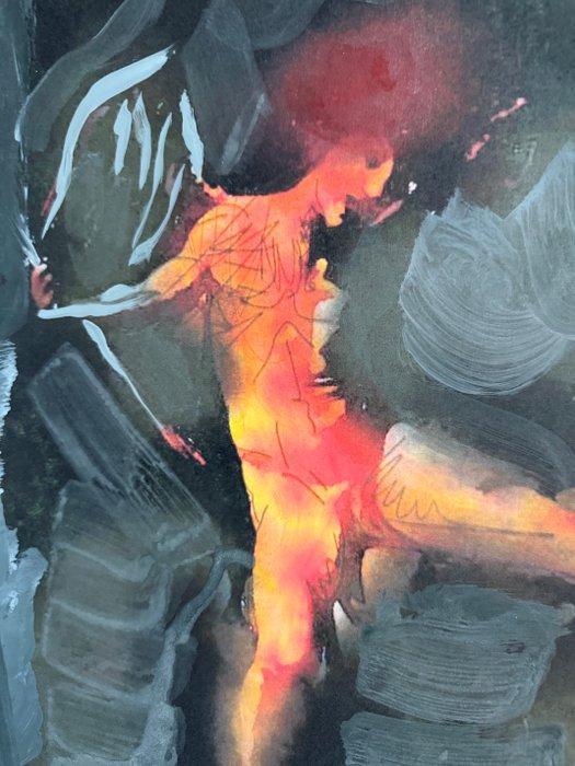 Peter Klashorst (1957-2024) - Abstract, Antiek en Kunst, Kunst | Schilderijen | Modern