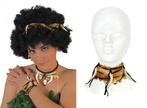 Choker Jungle met tanden, Kleding | Dames, Carnavalskleding en Feestkleding, Ophalen of Verzenden, Nieuw
