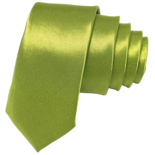 Fako Fashion® - Skinny Stropdas - Effen - 145cm - Groen, Kleding | Heren, Stropdassen, Verzenden