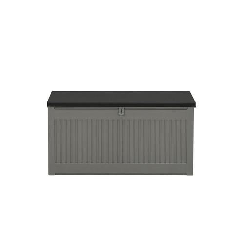 Garden Impressions Debas kussen opbergbox 270 liter - donker, Tuin en Terras, Tuinmeubel-accessoires, Verzenden