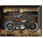 Harley-davidson reclamebord genuine, Verzamelen, Merken en Reclamevoorwerpen, Nieuw, Verzenden