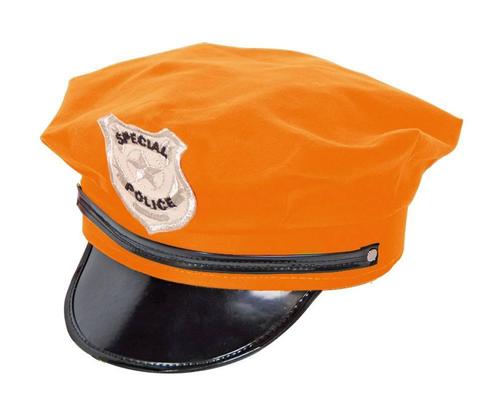 Oranje Politiepet, Hobby en Vrije tijd, Feestartikelen, Nieuw, Verzenden