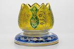 Fritz Heckert Art Nouveau Hand-Painted Glass Vase 1910 -