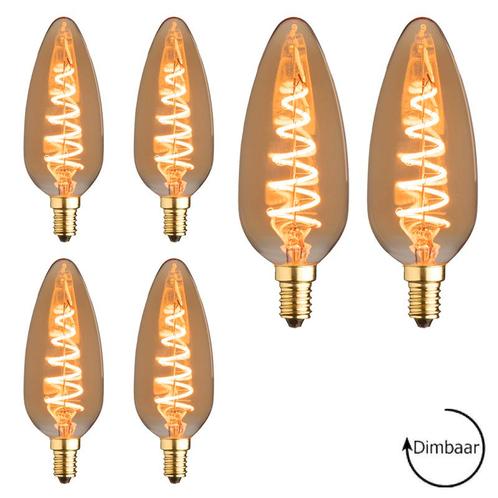 Set van 6 LED XL kaarslampen E14 | 3.5 watt dimbaar | 2100K, Huis en Inrichting, Lampen | Losse lampen, Overige typen, Nieuw, E14 (klein)
