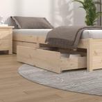 vidaXL Bedlades 4 st massief grenenhout, Huis en Inrichting, Slaapkamer | Bedden, Verzenden, Nieuw, Hout