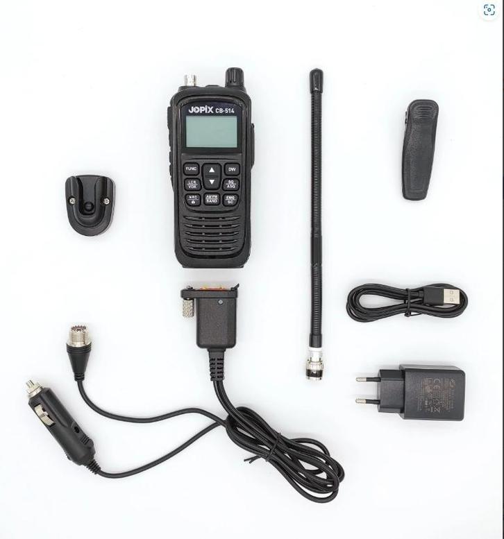 JopiX CB514 27mc portofoon met car adapter, Telecommunicatie, Portofoons en Walkie-talkies, Portofoon of Walkie-talkie, Nieuw