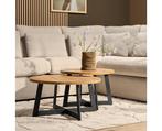 Salontafel Austin | set van 2 | naturel, Huis en Inrichting, Tafels | Salontafels, Ophalen of Verzenden, Nieuw