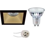 Voordeelset: LED Spot Set - Pragmi Pollon Pro - GU10 Fitting, Huis en Inrichting, Lampen | Spots, Metaal of Aluminium, Nieuw, Ophalen of Verzenden