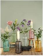 Gekleurde glazen fles berlin soft grey ook geschikt als, Ophalen of Verzenden, Nieuw