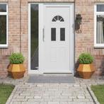 vidaXL Plantenbak 2 pcs Roestig 50 x 50 x 40 cm Cortenstaal, Tuin en Terras, Bloembakken en Plantenbakken, Verzenden, Minder dan 60 cm