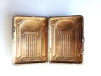 Sigarettendoos - Zilver, Verguld, Antiek en Kunst
