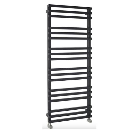 Designradiator Sapho Fantina Recht 50x121,5cm 495W Mat Zwart, Doe-het-zelf en Verbouw, Sanitair, Overige typen, Nieuw, Ophalen of Verzenden