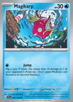 Magikarp 044/198 reverse holo Scarlet en Violet, Hobby en Vrije tijd, Verzamelkaartspellen | Pokémon, Losse kaart, Nieuw, Foil