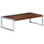 vidaXL Salontafel 120x60x35 cm massief gerecycled hout, 100 tot 150 cm, Verzenden, Nieuw, 50 tot 100 cm