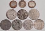 Nederland. Lot of 10 coins: 7 x 2 Stuiver, 1731-1791 &, Postzegels en Munten, Munten | Nederland