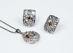Zonder Minimumprijs - 2-delige sieradenset 925 zilver -, Sieraden, Tassen en Uiterlijk, Antieke sieraden