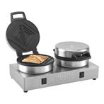 Tosti-IJzer | Gehalveerde Sneden | 1.6kW | 400x220x160(h)mm, Verzenden, Nieuw in verpakking