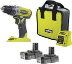 Ryobi R18PD Accu-klopboormachine complete set, Nieuw, Ophalen of Verzenden, Minder dan 400 watt, Klopboormechanisme