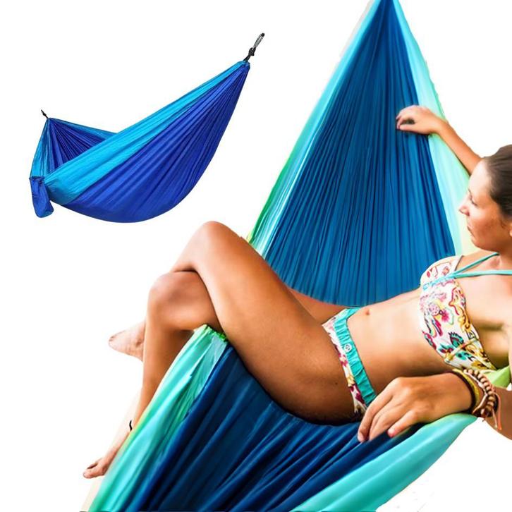 Reishangmat parachutestof 1-persoons lichtgewicht vakantie, Caravans en Kamperen, Kampeeraccessoires, Nieuw, Ophalen of Verzenden