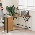 vidaXL Bureau Artisan Eiken 141 x 141 x 75 cm Bewerkt hout, Huis en Inrichting, Bureaus, Verzenden, Nieuw
