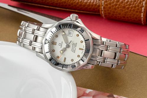 Omega Seamaster Diver 300M 2582.20.00 uit 1995, Sieraden, Tassen en Uiterlijk, Horloges | Dames, Polshorloge, Gebruikt, Verzenden