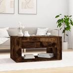 vidaXL Salontafel 80x50x40 cm bewerkt hout gerookt, Huis en Inrichting, Tafels | Salontafels, 50 tot 100 cm, Verzenden, Nieuw