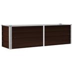 Verhoogde Plantenbak - Bruin Staal - OP = OP! Goedkoop!, Tuin en Terras, Bloembakken en Plantenbakken, 100 cm of meer, Nieuw, Ophalen of Verzenden