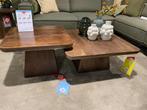 Barru salontafel -Massief mango,br. walnoot gelakt //, Huis en Inrichting, Tafels | Salontafels, 50 tot 100 cm, Nieuw, Minder dan 50 cm