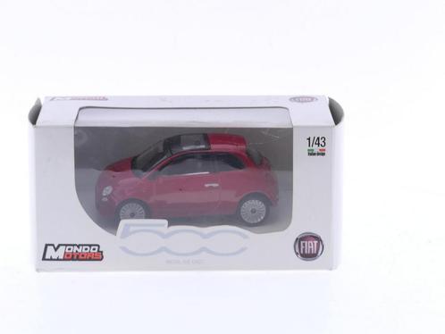 Schaal 1:43 Mondo Motors Fiat 500 2016 #4256 (Automodellen), Hobby en Vrije tijd, Modelauto's | 1:43, Zo goed als nieuw, Ophalen of Verzenden