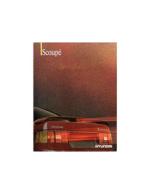1991 HYUNDAI SCOUPE BROCHURE NEDERLANDS, Boeken, Auto's | Folders en Tijdschriften