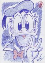 Millet - 1 Colour pencil drawing - Donald Duck - contento -, Nieuw