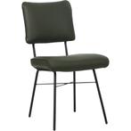 Leren eetkamerstoel Solid - Toledo Verde (donkergroen) -, Huis en Inrichting, Stoelen, Overige kleuren, Nieuw, Leer, Ophalen of Verzenden