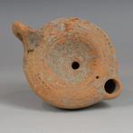 Oud-Romeins Terracotta olielamp (Zonder Minimumprijs)