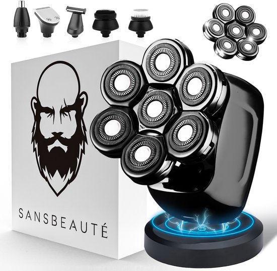 2dekans | 6-in-1 Scheerapparaat Mannen + Extra Scheerkop –, Sieraden, Tassen en Uiterlijk, Uiterlijk | Haarverzorging, Zo goed als nieuw