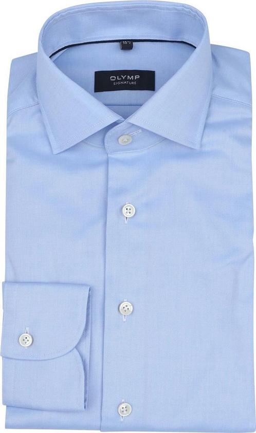 Olymp Signature Twill Overhemd Lichtblauw maat 42 Heren, Kleding | Heren, Overhemden, Nieuw, Verzenden