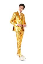Goud Pak Jongen Tiener OppoSuits, Kleding | Heren, Carnavalskleding en Feestkleding, Verzenden, Nieuw