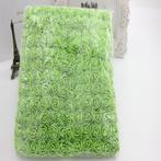 Actie mini foamrose met tule appelgroen bulk pak 144 st 2, Ophalen of Verzenden, Nieuw
