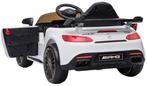 Elektrische kinderauto - Mercedes GTR AMG - 2x25W - wit, Ophalen of Verzenden, Nieuw