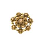 Vintage gouden Zeeuwse knoop broche (Alle Gouden sieraden), Ophalen of Verzenden, Gebruikt, Overige kleuren, Goud