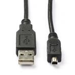 USB A naar mini USB kabel | 2 meter | USB 2.0, Computers en Software, Pc- en Netwerkkabels, Verzenden, Nieuw
