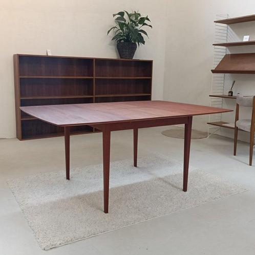 Uitschuifbare tafel - Teak - Mid-Century vintage eettafel, Antiek en Kunst, Kunst | Designobjecten
