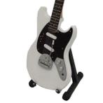 Miniatuur Fender Mustang gitaar met gratis standaard