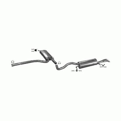 Complete Uitlaatset Audi A4 1.9 TDI 1996.03 - 2000.06, Auto-onderdelen, Uitlaatsystemen, Verzenden