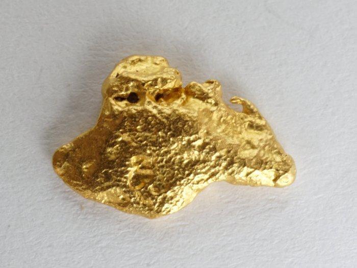 Goud Natif, goudklompje uit Suriname of Franse Guyana, Verzamelen, Mineralen en Fossielen